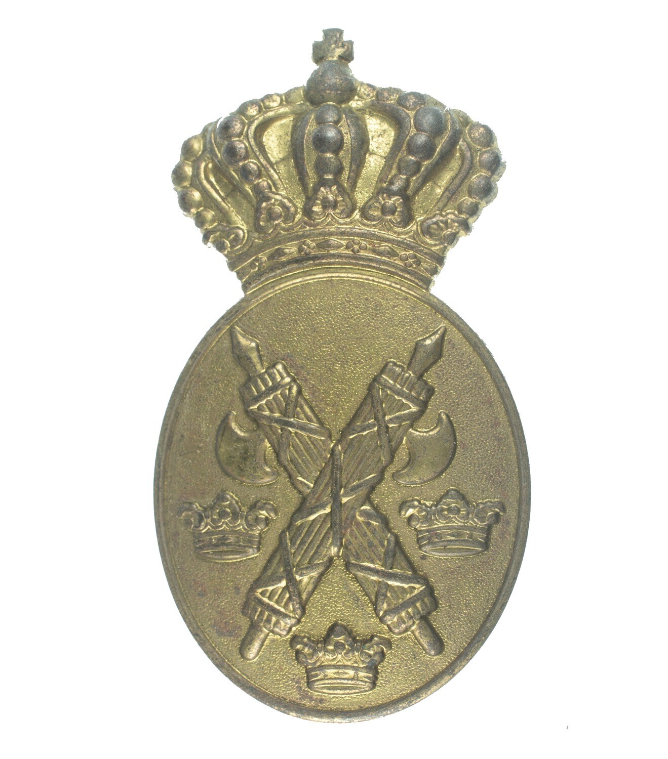 Swedish Police Ceremonial Helmet Plate