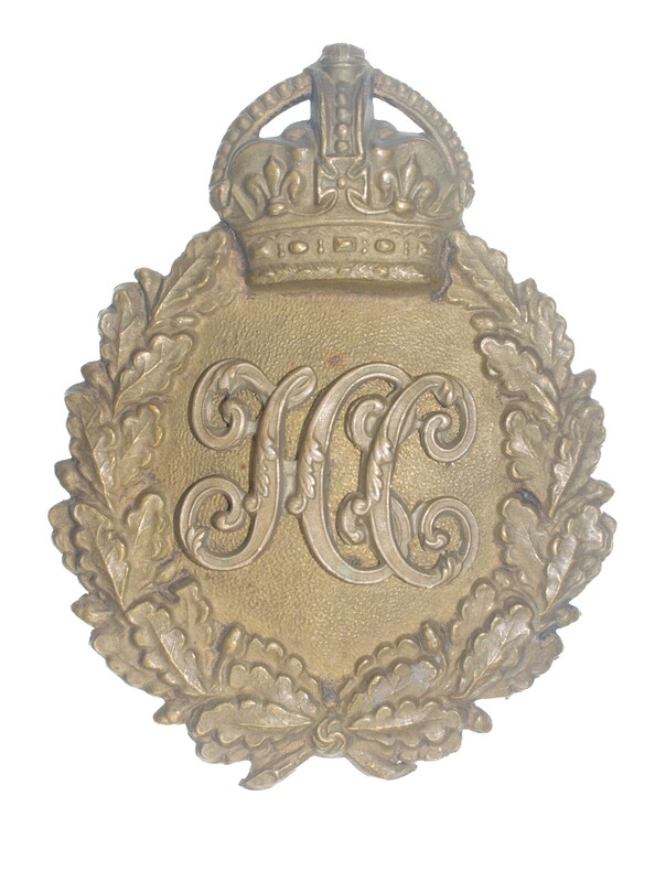 Hampshire County Constabulary Helmet Plate. (c. 1902)