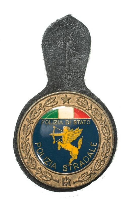 Italian State Police Highway Patrol Badge