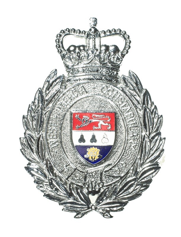 West Mercia Police Helmet Plate