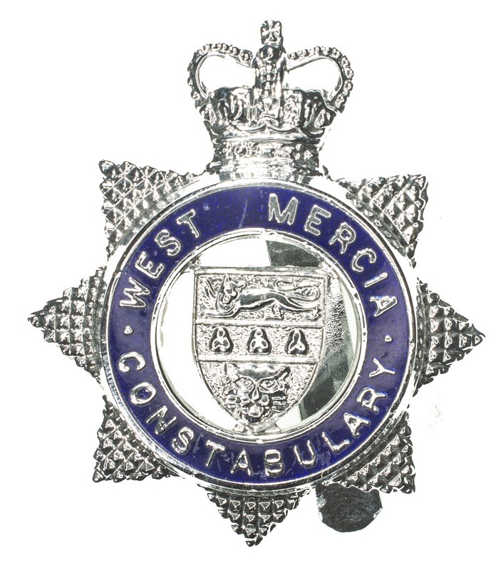 West Mercia Police Officer Cap Badge