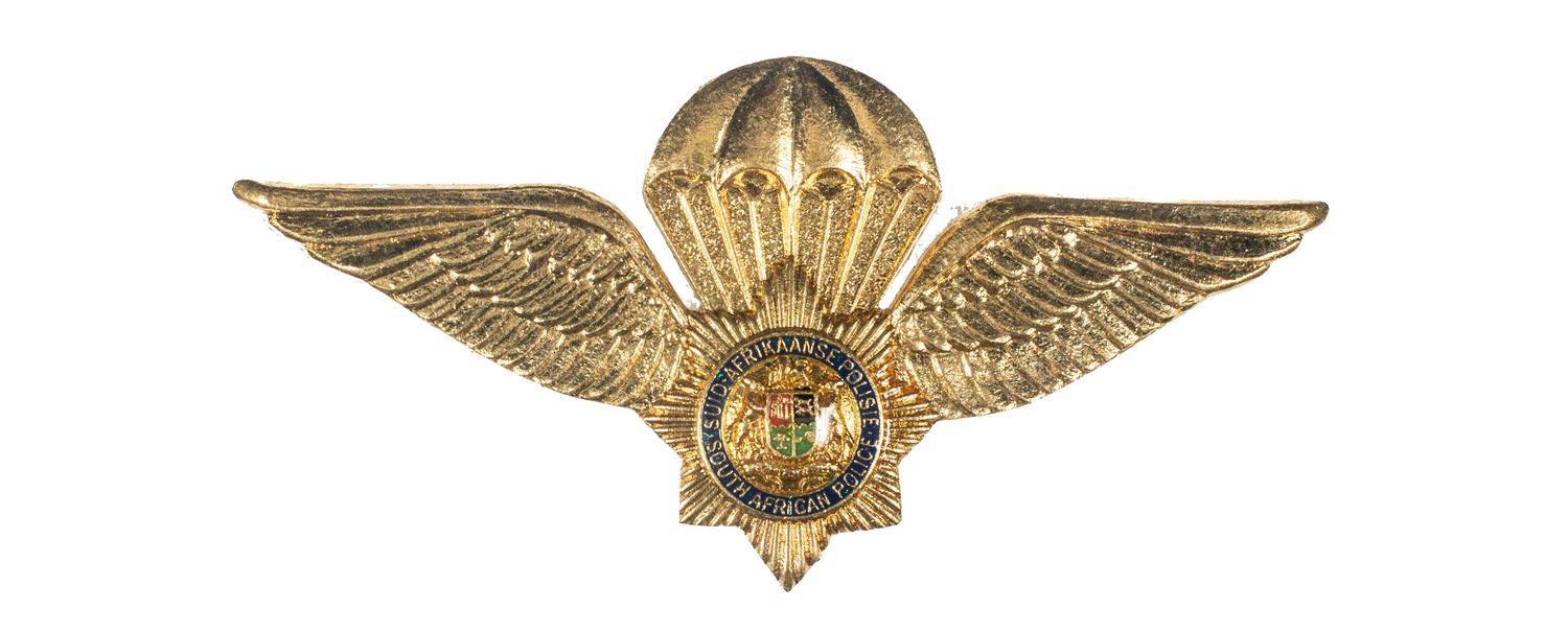 South African Police Police Special Task Force Parachute Wings (Original 1st issue**)
