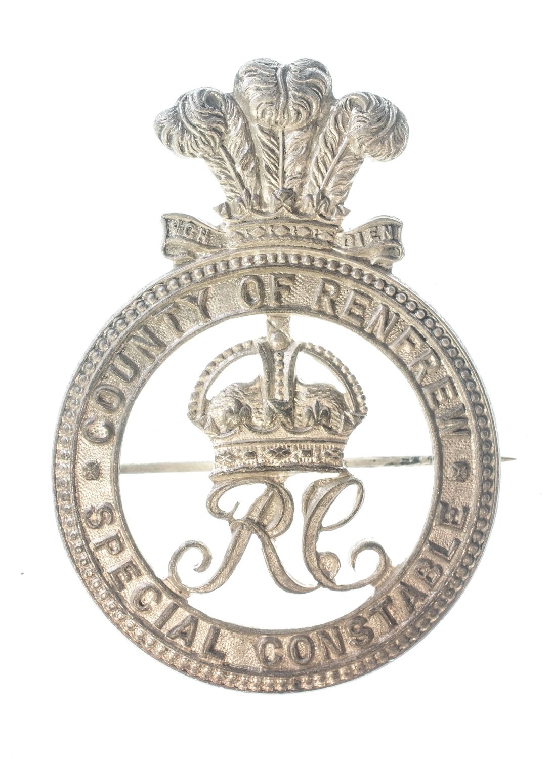 Scottish Police  Badge : County of Renfrew Special Constable (#178)