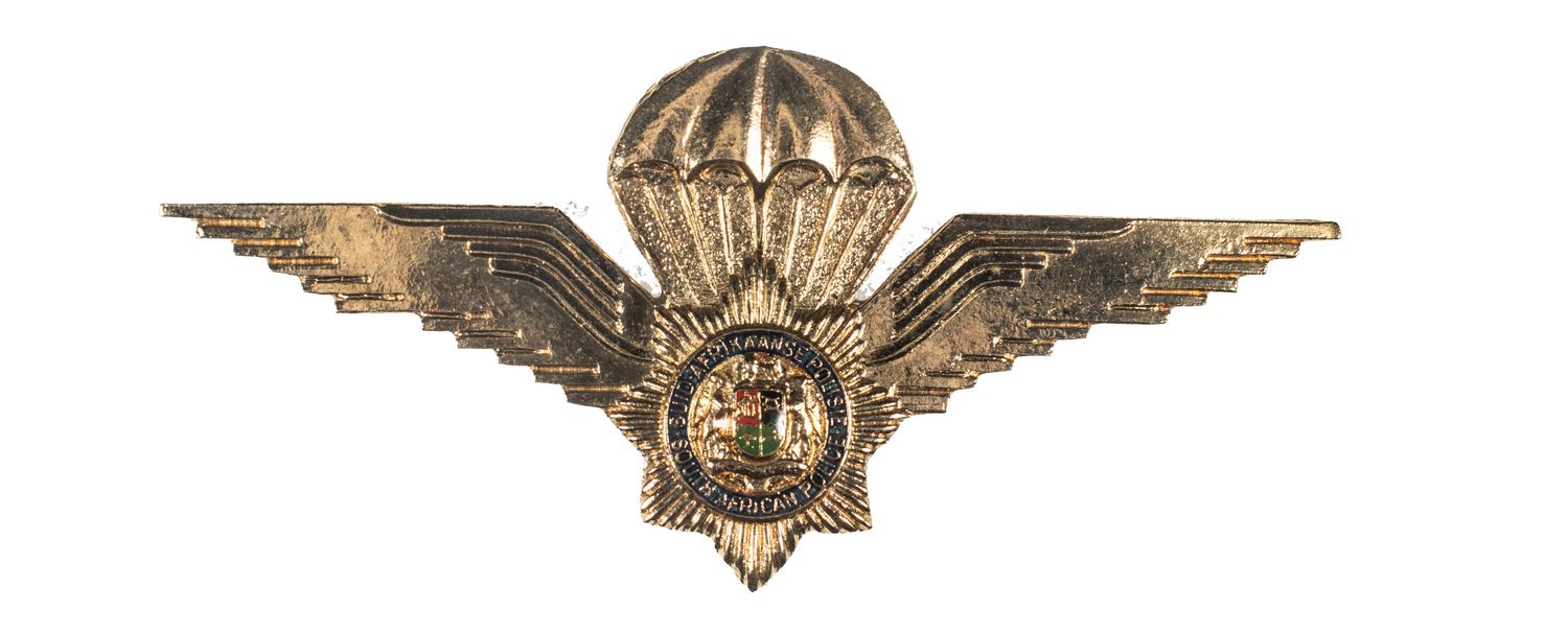 South African Police Police Special Task Force Parachute Wings (Original (2nd issue))