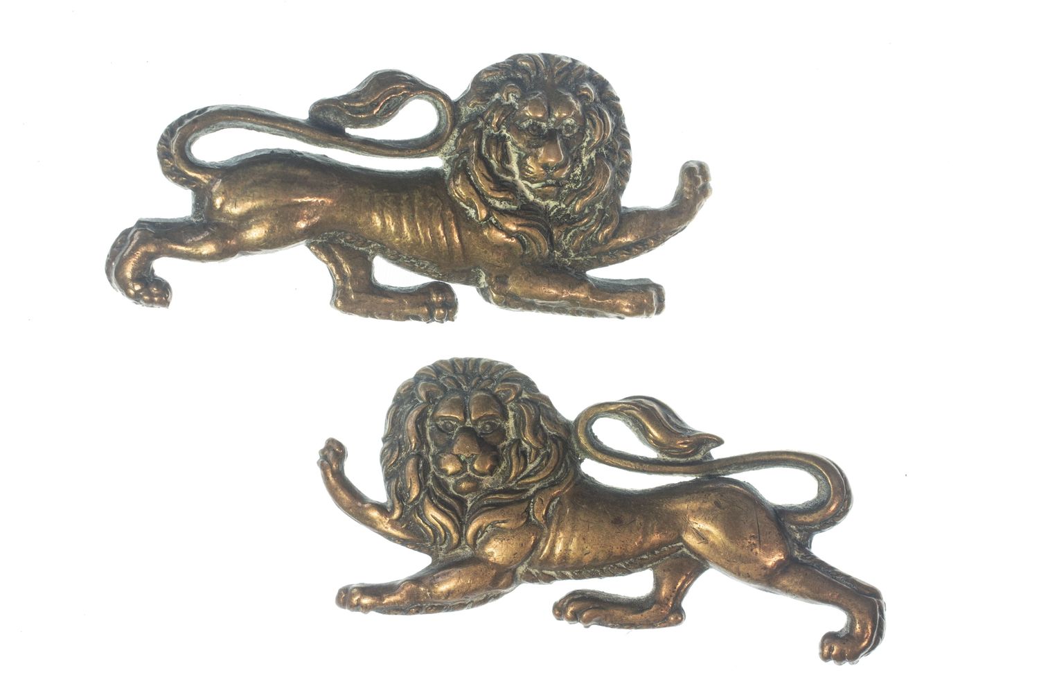 Kings Own Royal Lancaster Regiment Collar Badge set
