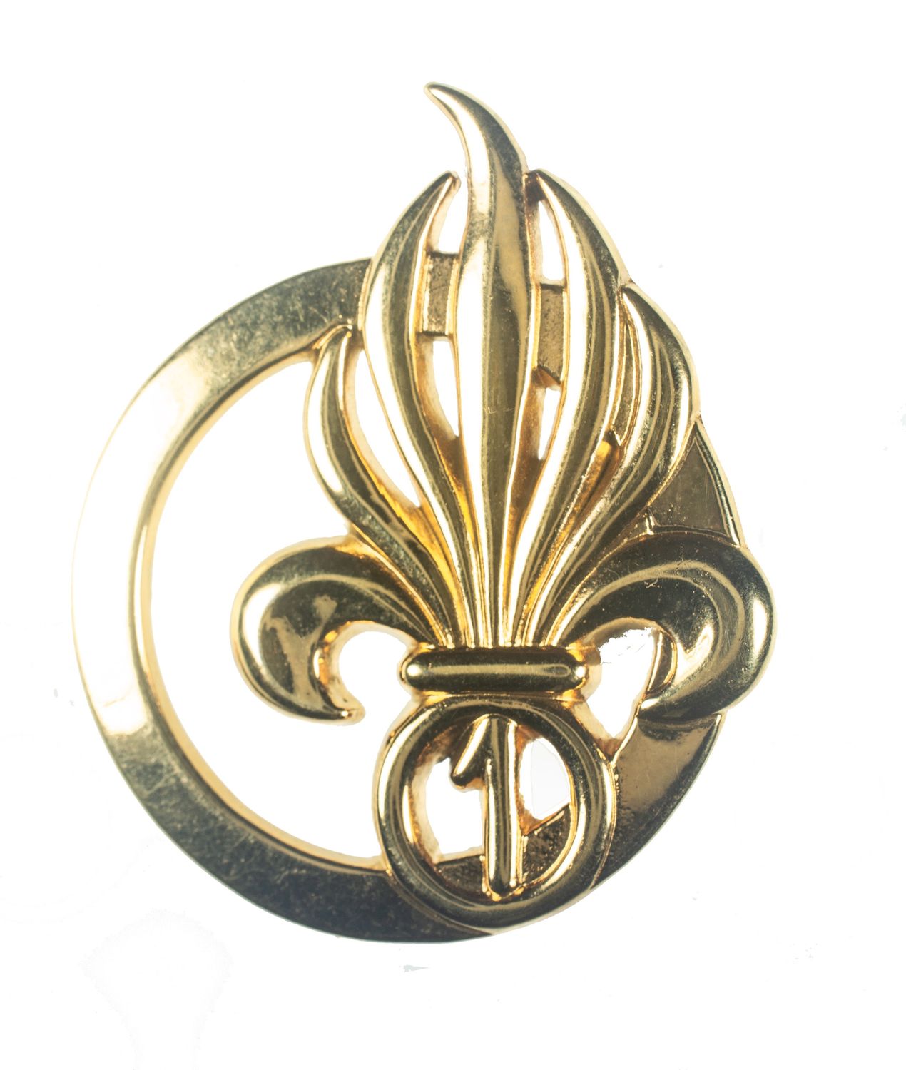 1e Régiment Étranger de Cavaleri (1er R.E.C..) insignie de couiffure