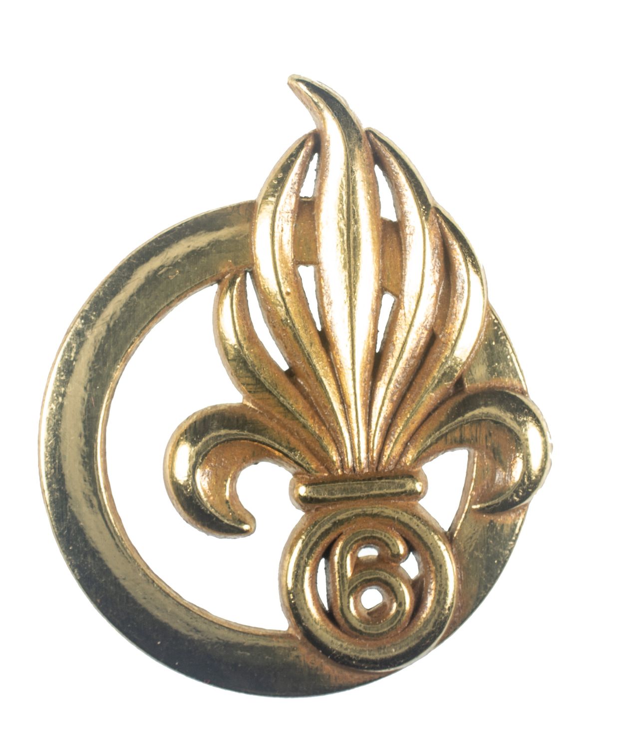 6e Régiment Étranger de Cavaleri (6e R.E.C..) insignie de couiffure