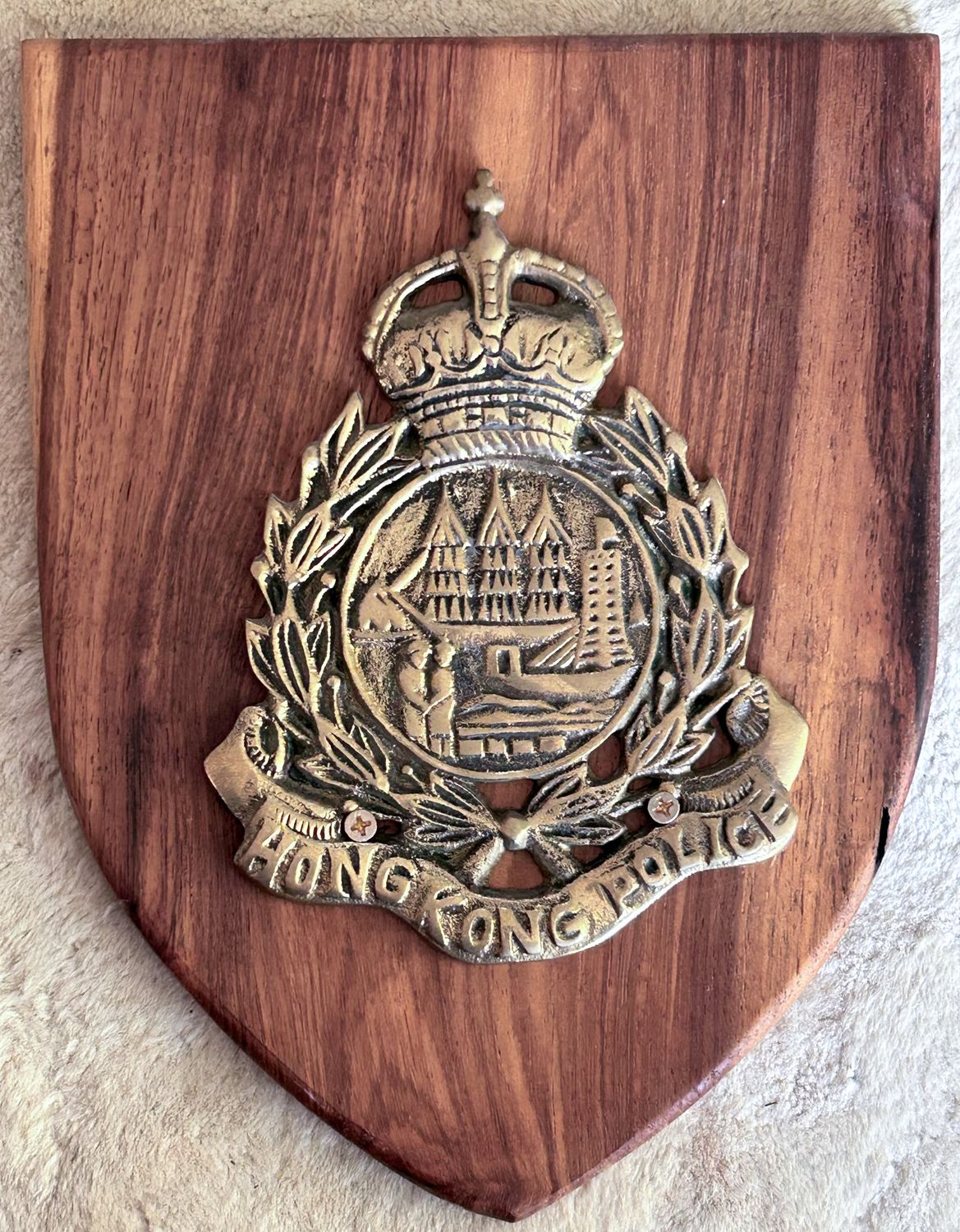 Hong Kong Police Plaque