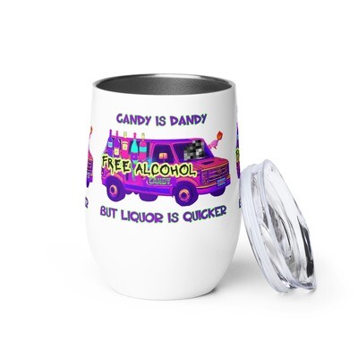 Wine tumbler - Candy Is Dandy