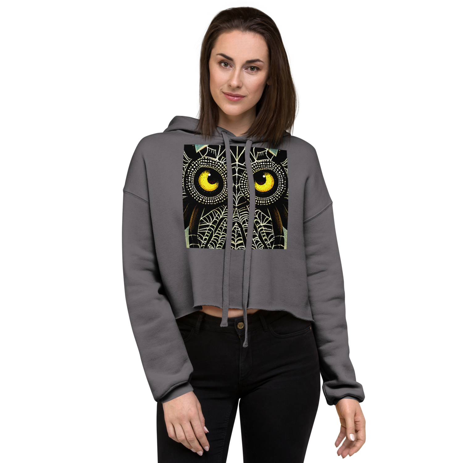 Crop Hoodie - Creepy Judgemental