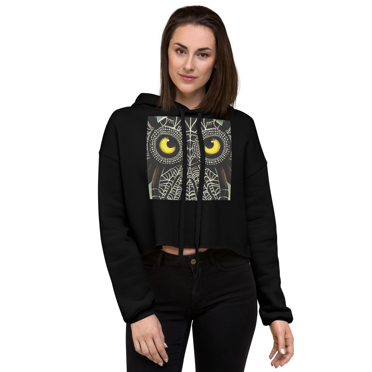 Crop Hoodie - Creepy Judgemental