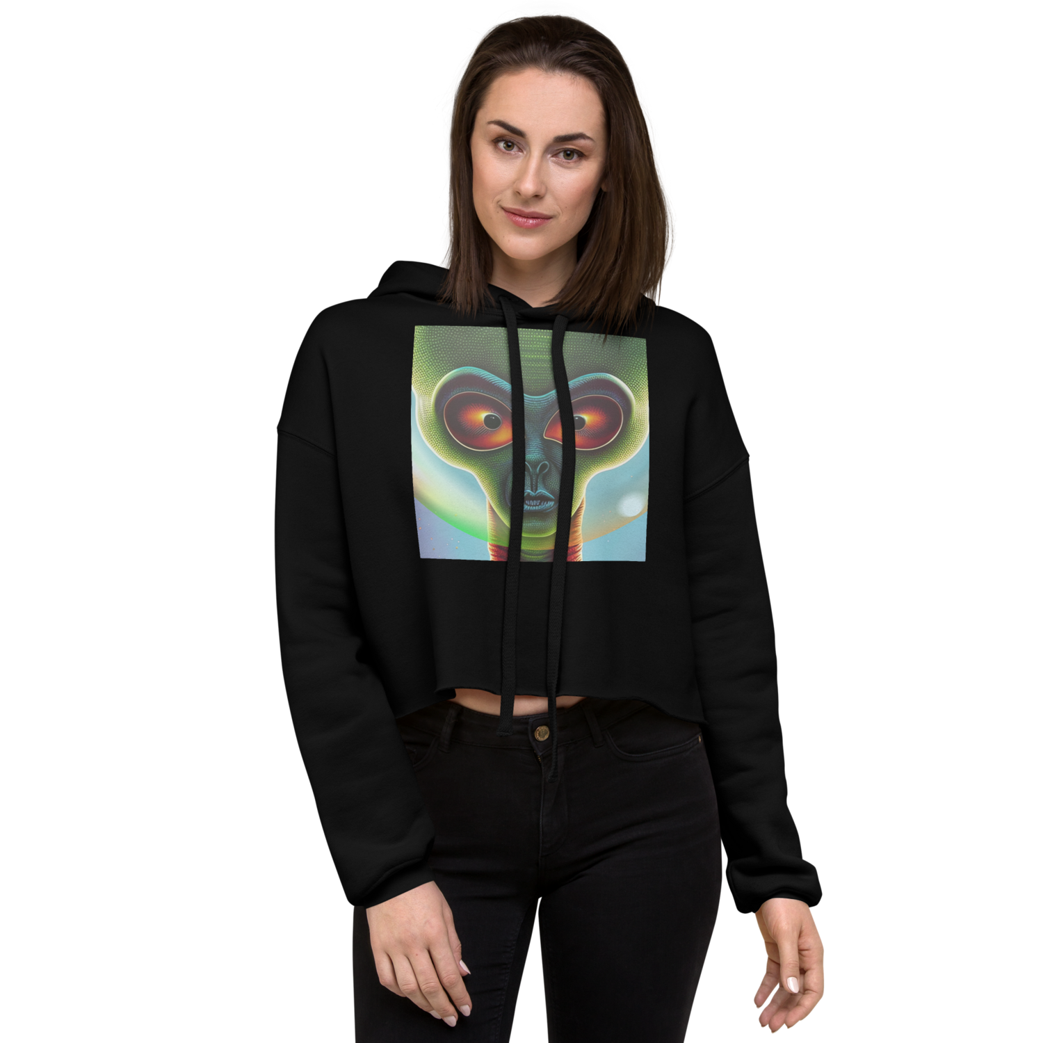 Crop Hoodie - Lost In Space