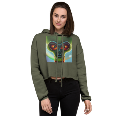 Crop Hoodie - Lost In Space