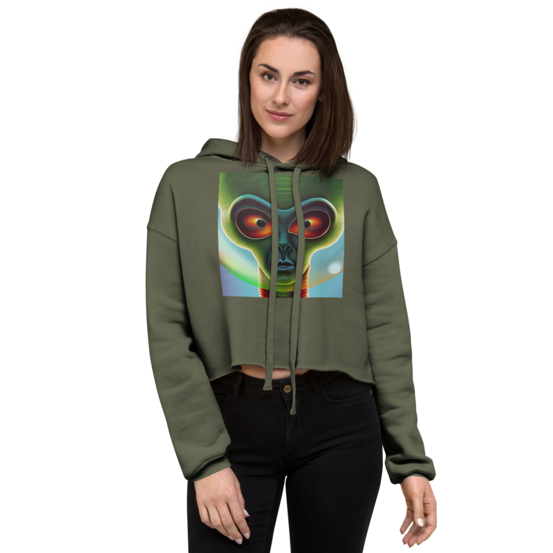 Crop Hoodie - Lost In Space