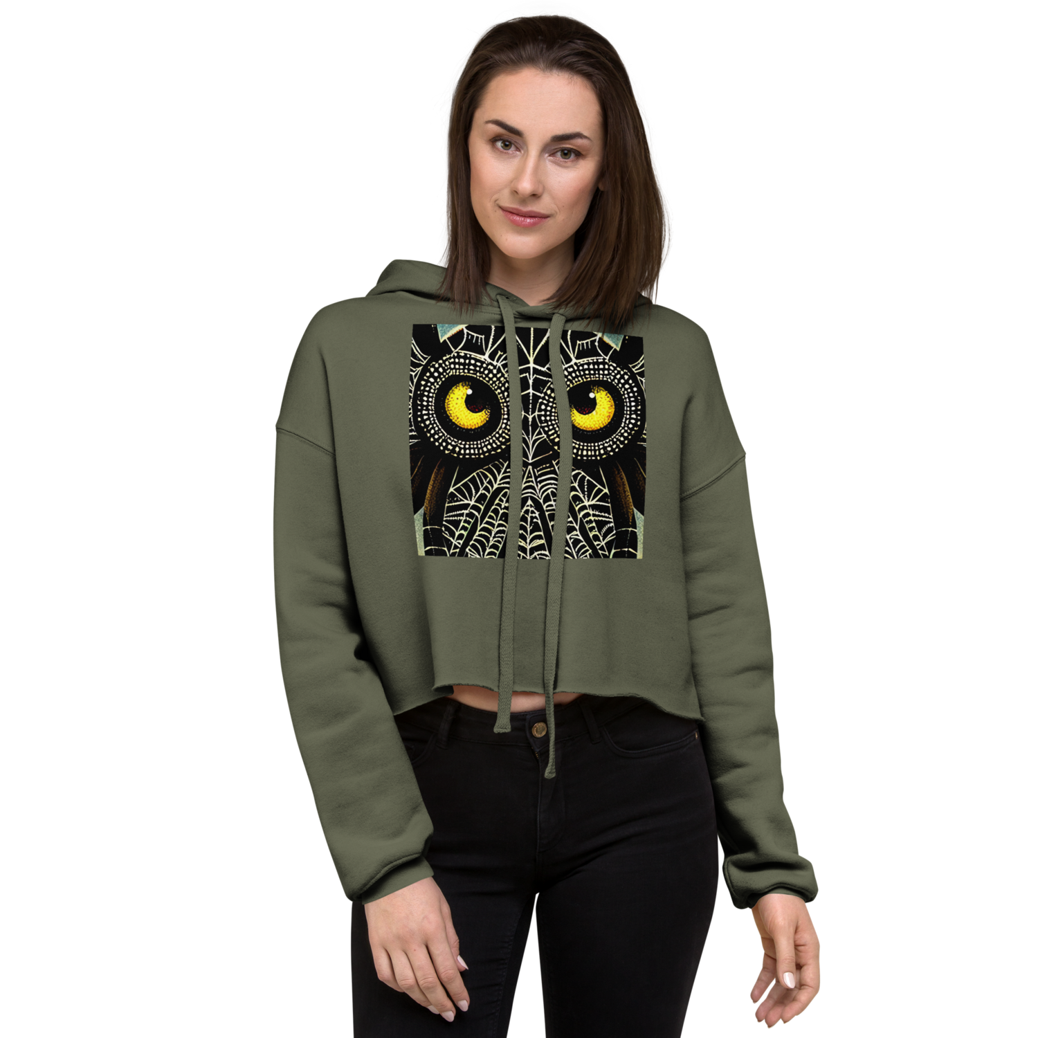 Crop Hoodie - Creepy Judgemental