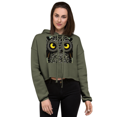 Crop Hoodie - Creepy Judgemental