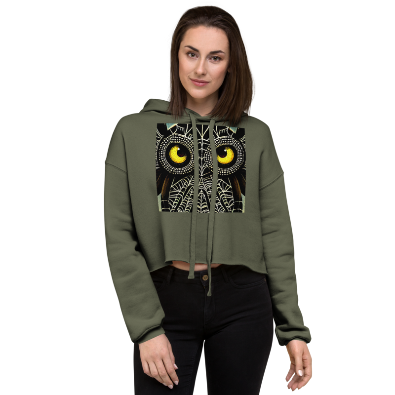 Crop Hoodie - Creepy Judgemental