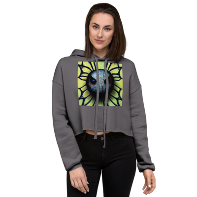 Crop Hoodie - Spider Veins