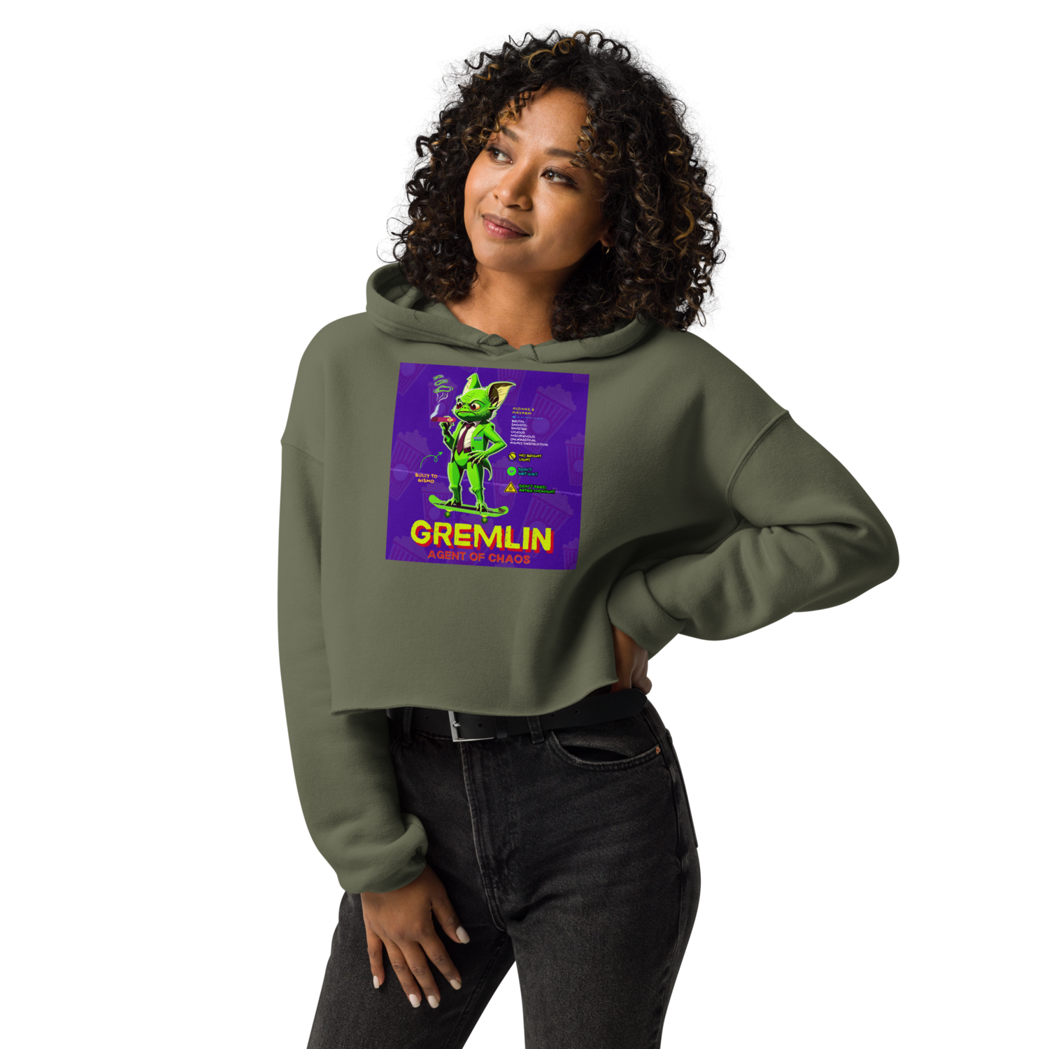 Crop Hoodie - Gremlins: Agent Of Chaos