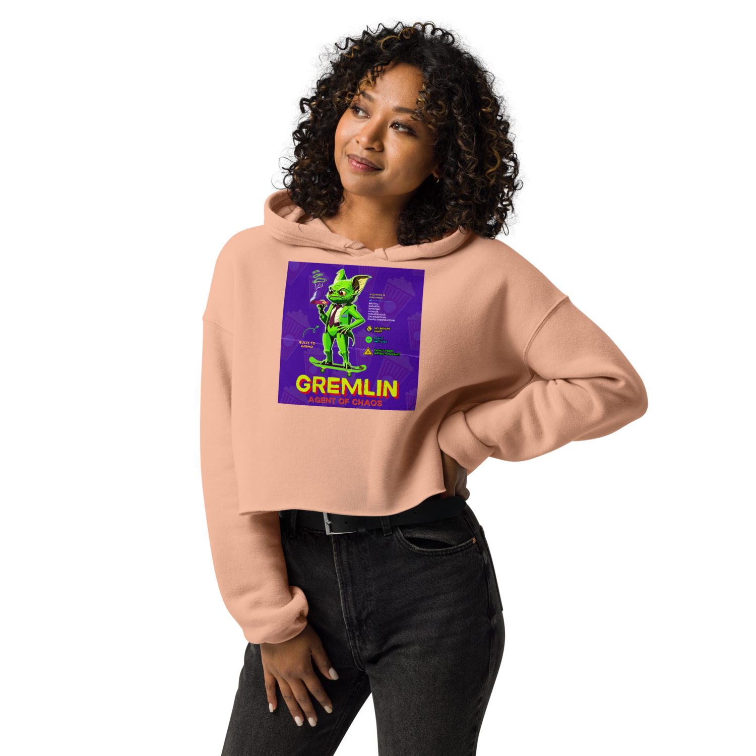 Crop Hoodie - Gremlins: Agent Of Chaos