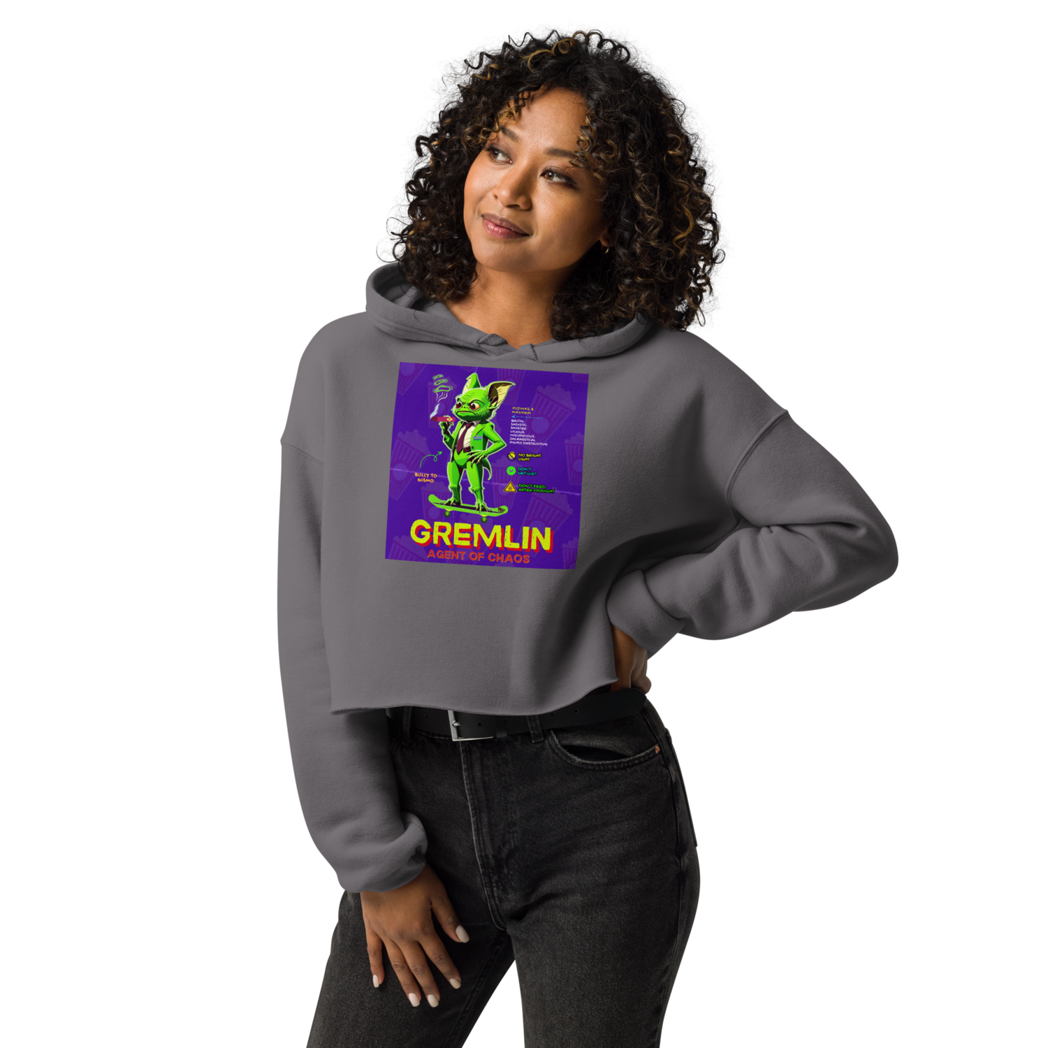 Crop Hoodie - Gremlins: Agent Of Chaos