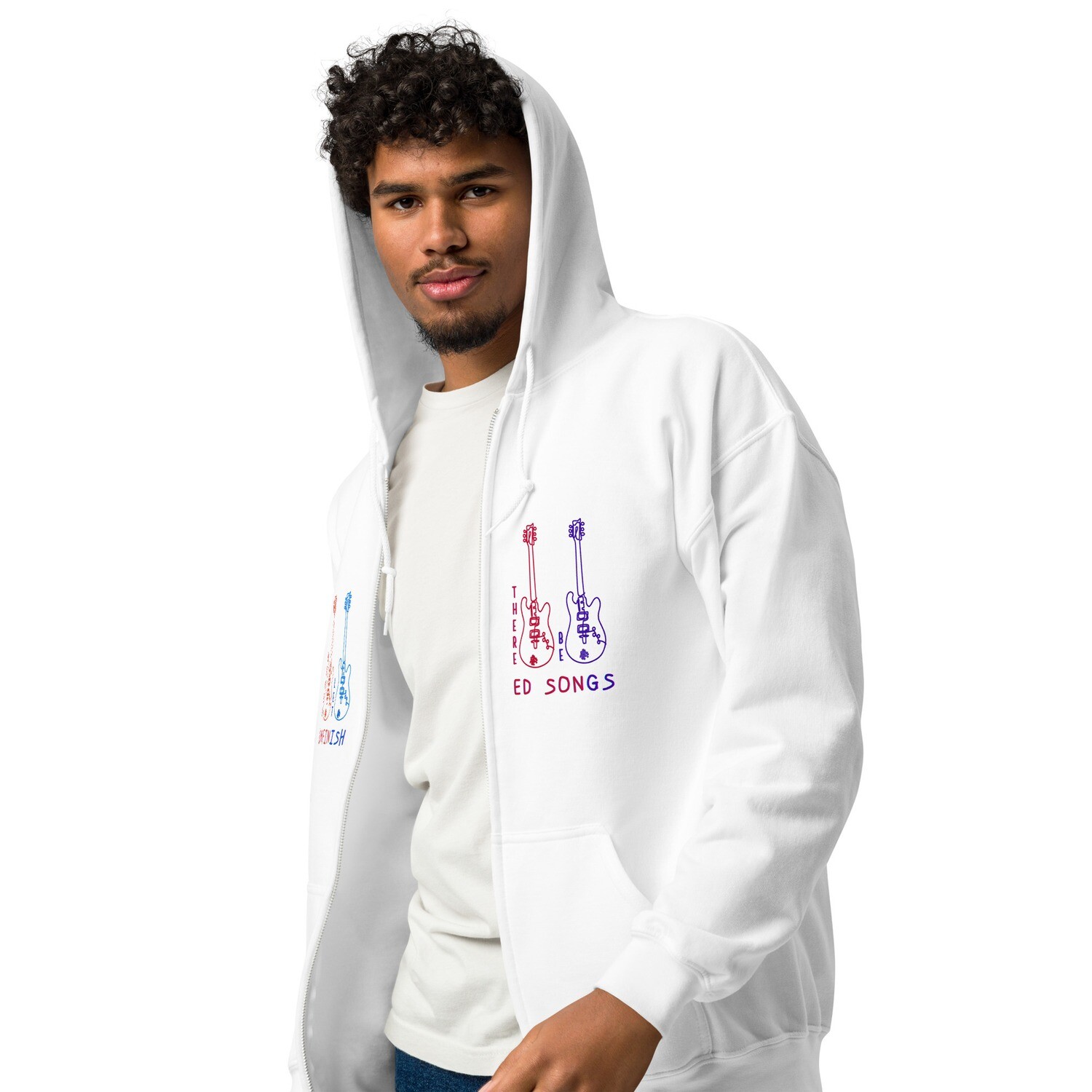 Unisex heavy blend hoodie (zip-up) - Unfinished Songs