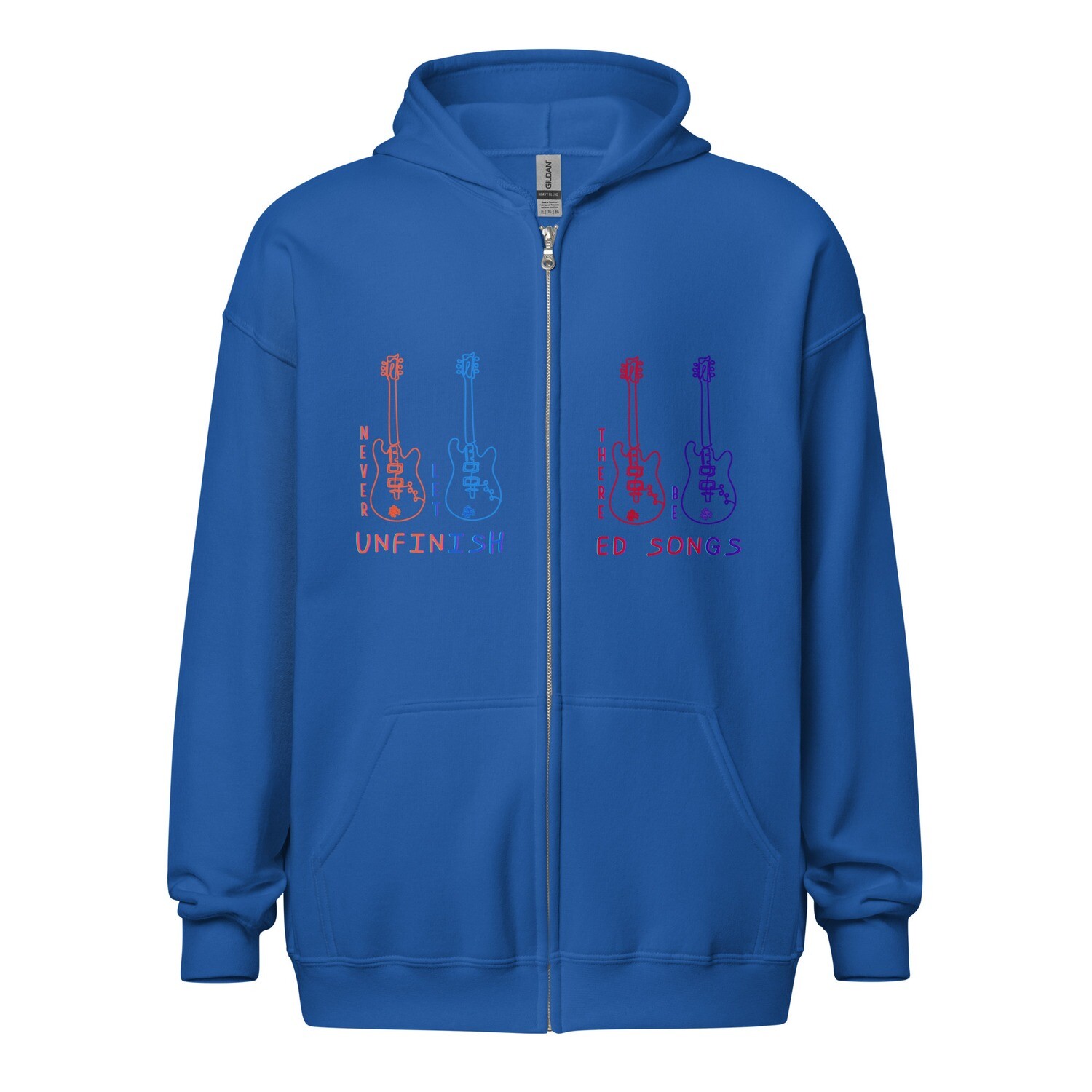 Unisex heavy blend hoodie (zip-up) - Unfinished Songs