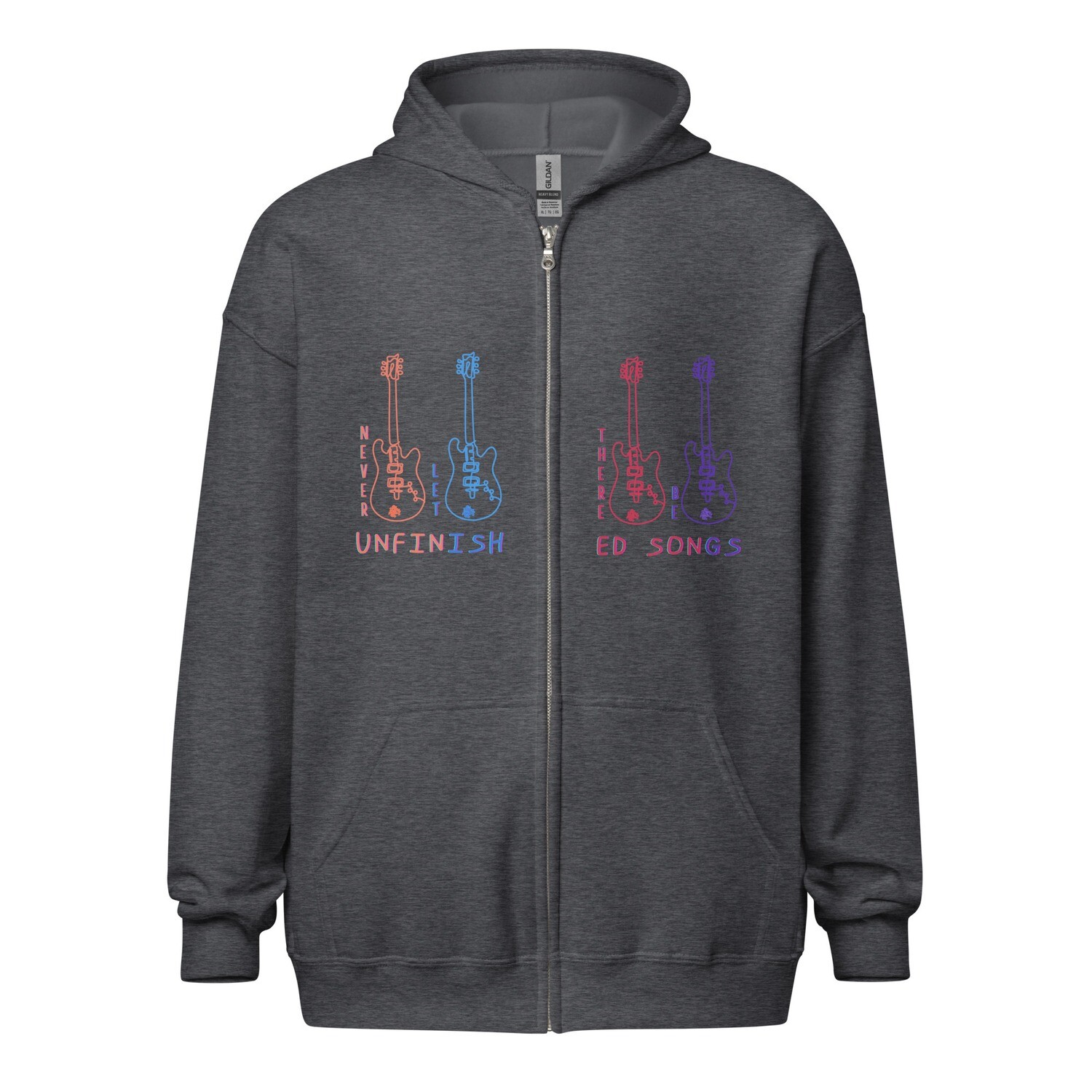 Unisex heavy blend hoodie (zip-up) - Unfinished Songs