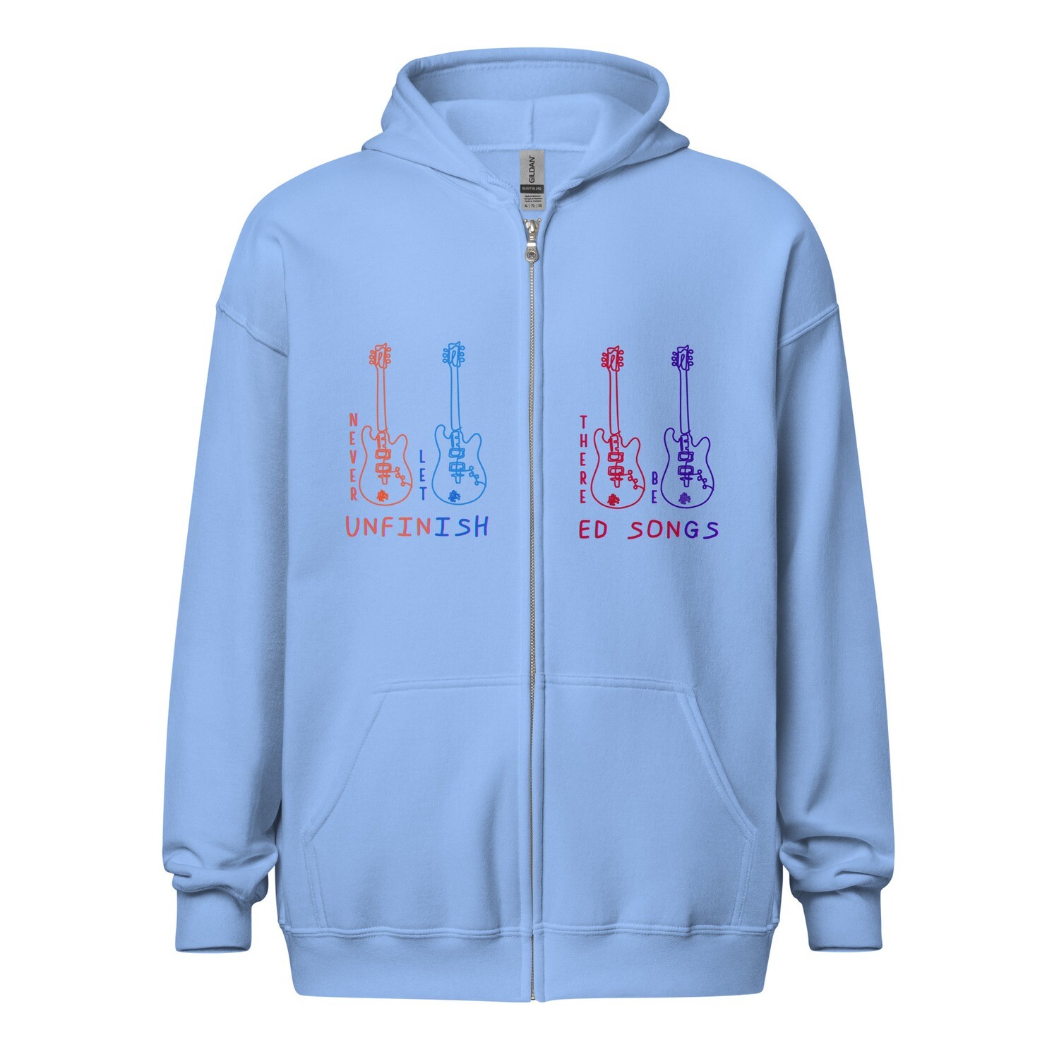 Unisex heavy blend hoodie (zip-up) - Unfinished Songs