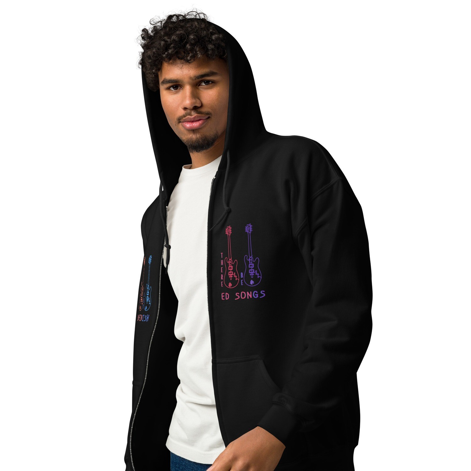Unisex heavy blend hoodie (zip-up) - Unfinished Songs