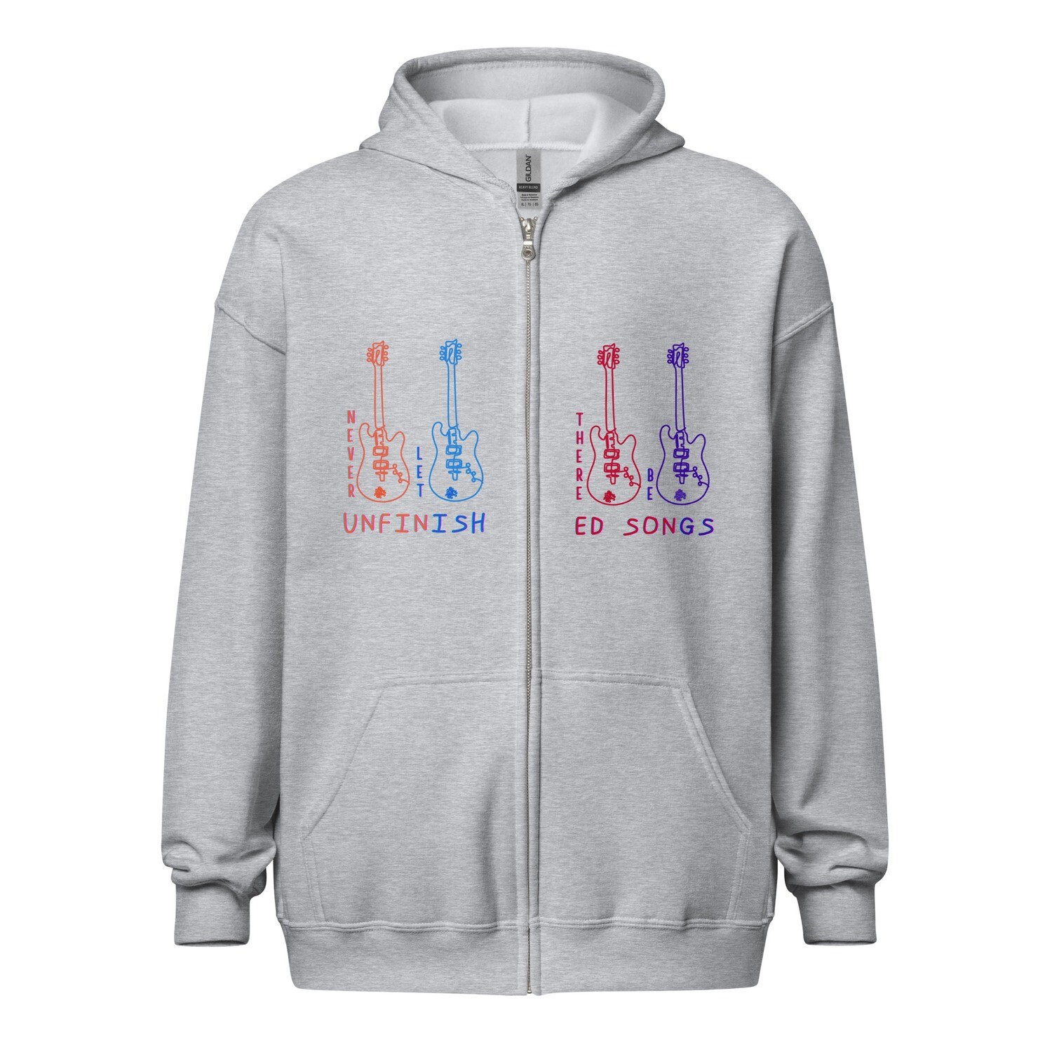 Unisex heavy blend hoodie (zip-up) - Unfinished Songs