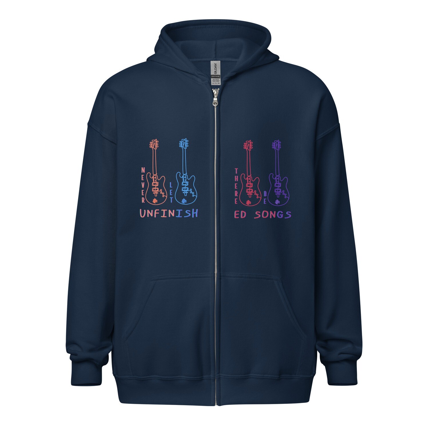 Unisex heavy blend hoodie (zip-up) - Unfinished Songs