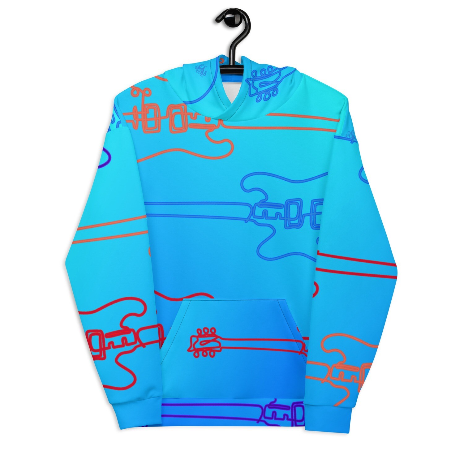 Unisex Hoodie - Studio Guitar - Mr. Blue Sky