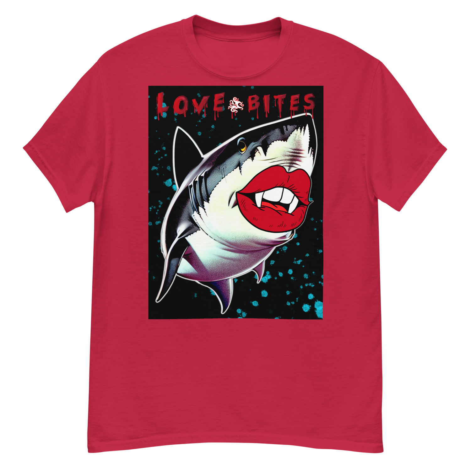 Unisex classic tee - Shark Love Bites