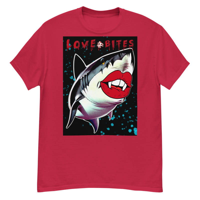 Unisex classic tee - Shark Love Bites