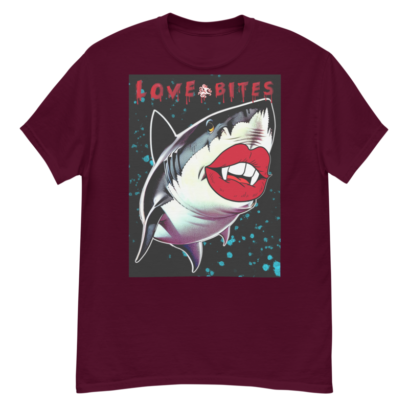 Unisex classic tee - Shark Love Bites