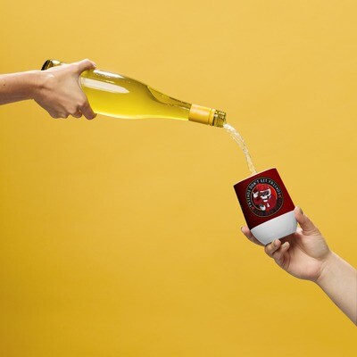 Wine tumbler - Satire: Dude, Red Flags!
