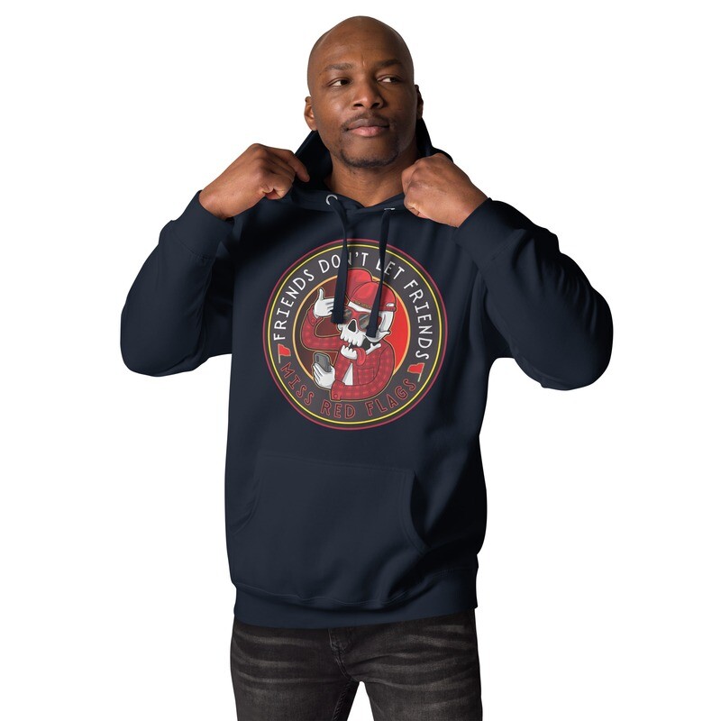 Unisex Hoodie - Satire: Dude, Red Flags!
