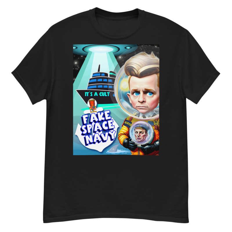 Unisex classic tee - Scientology - Fake Space Navy