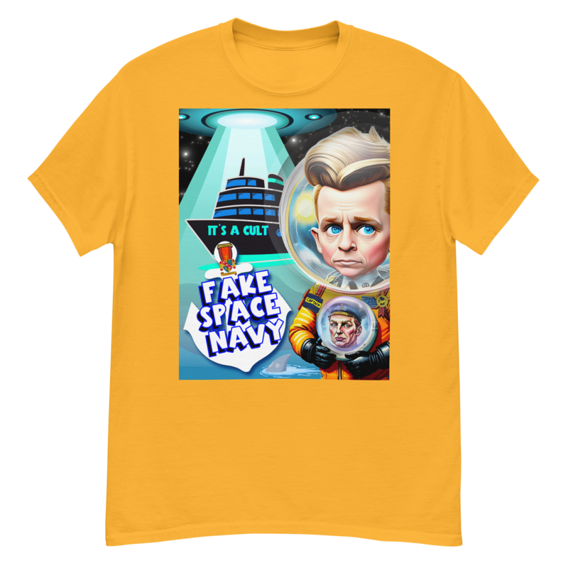 Unisex classic tee - Scientology - Fake Space Navy