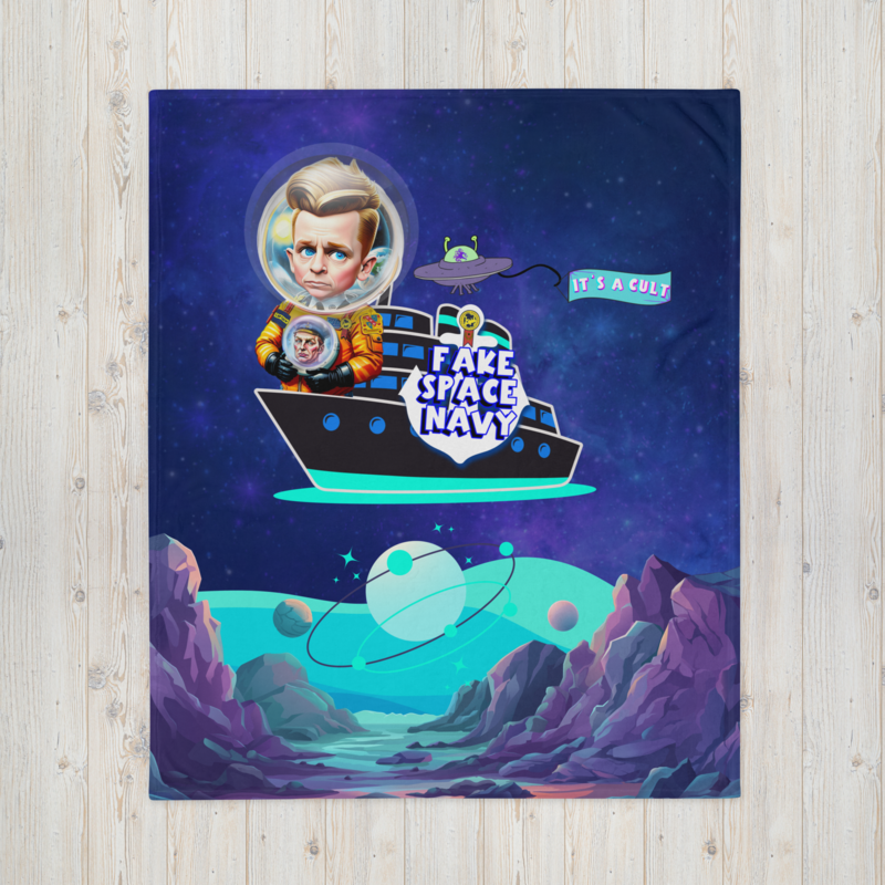 Throw Blanket - Scientology - Fake Space Navy