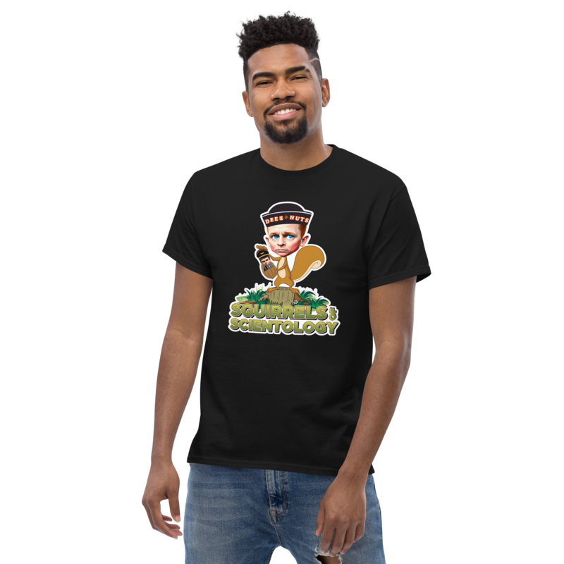 Unisex classic tee - Squirrels Of Scientology - Deez Nuts