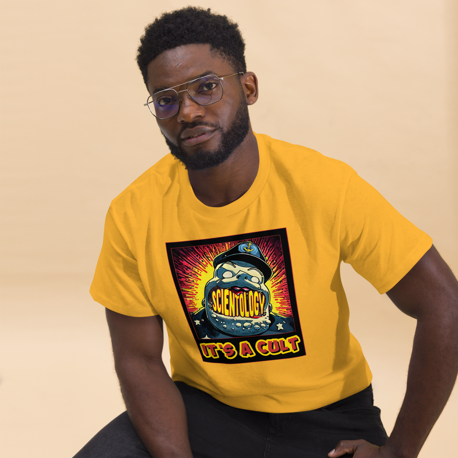 Unisex classic tee - Scientology: Needs To Pay Taxes