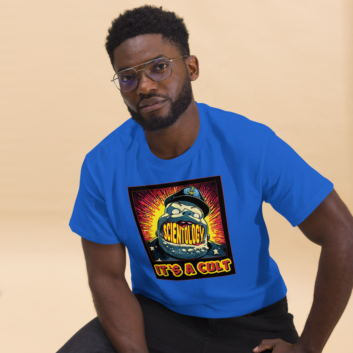 Unisex classic tee - Scientology: Needs To Pay Taxes