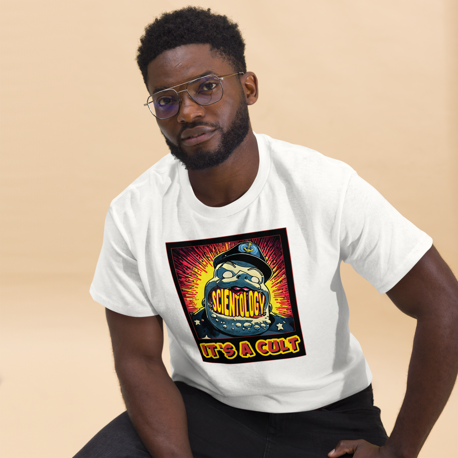 Unisex classic tee - Scientology: Needs To Pay Taxes
