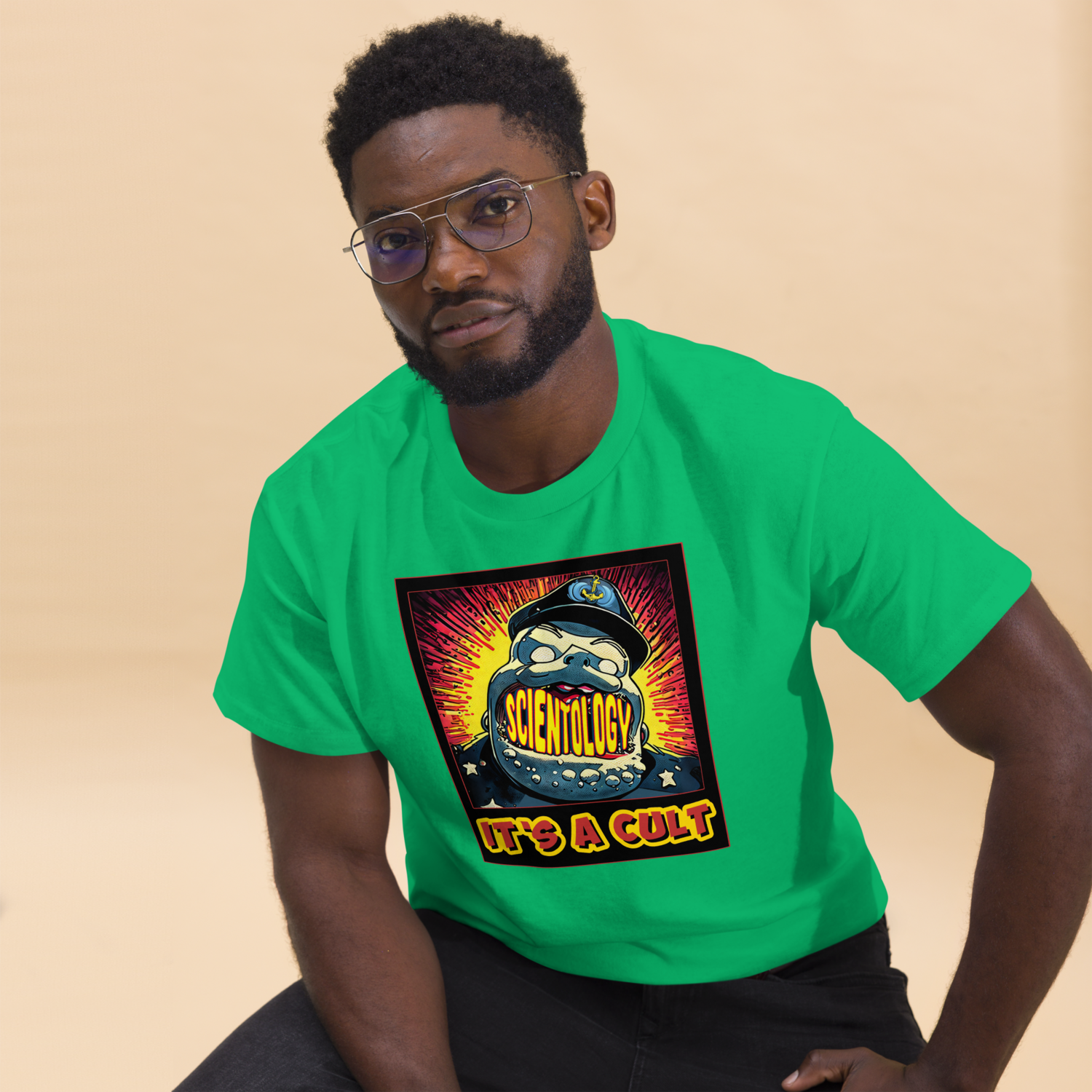 Unisex classic tee - Scientology: Needs To Pay Taxes