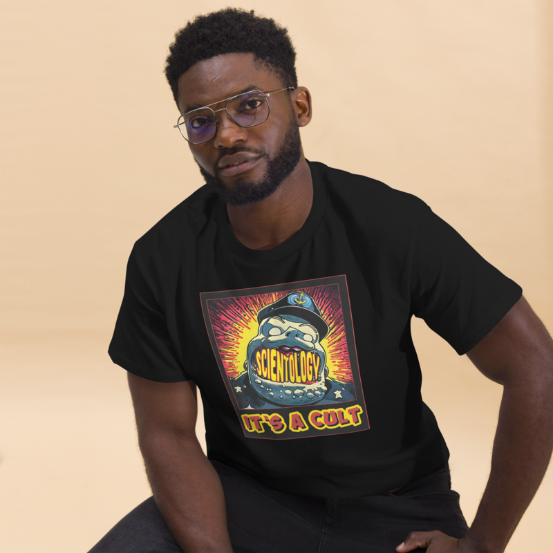 Unisex classic tee - Scientology: Needs To Pay Taxes