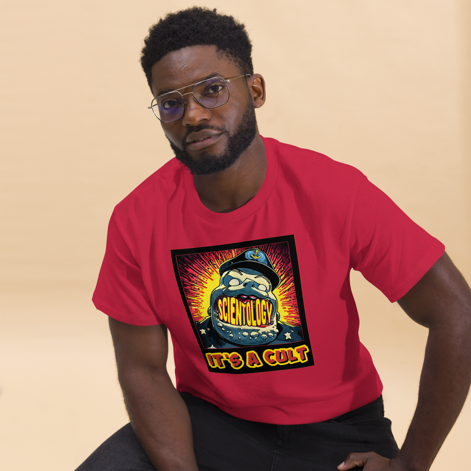 Unisex classic tee - Scientology: Needs To Pay Taxes