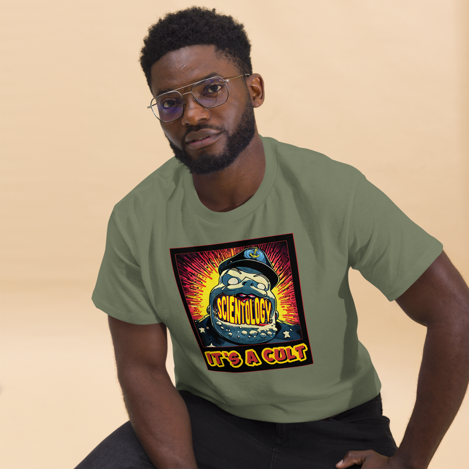 Unisex classic tee - Scientology: Needs To Pay Taxes