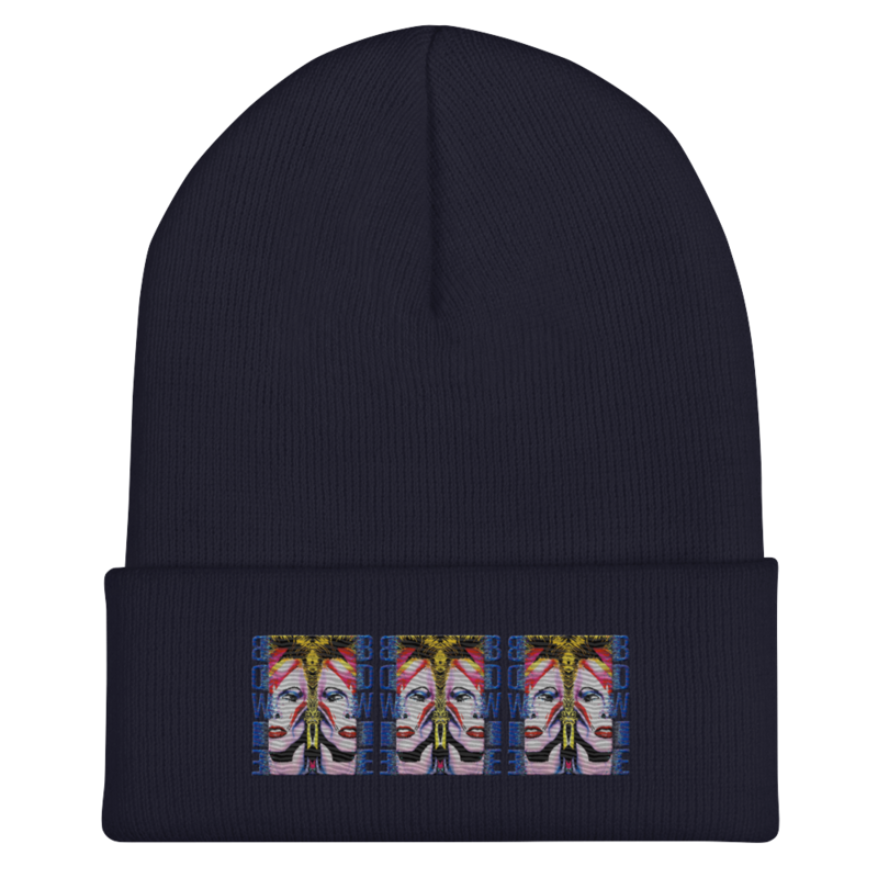 Cuffed Beanie - Bow Down To Bowie